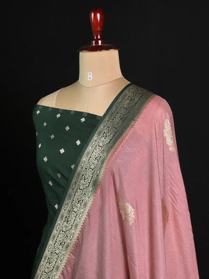 Semi Georgette Silk Saree with Elegant Mango Design