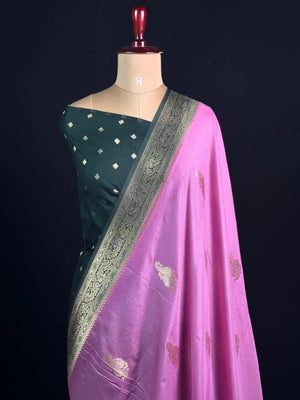 Semi Georgette Silk Saree with Elegant Mango Design
