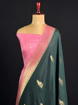 Semi Georgette Silk Saree with Elegant Mango Design