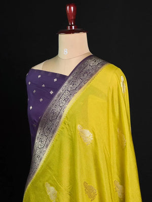 Semi Georgette Silk Saree with Elegant Mango Design