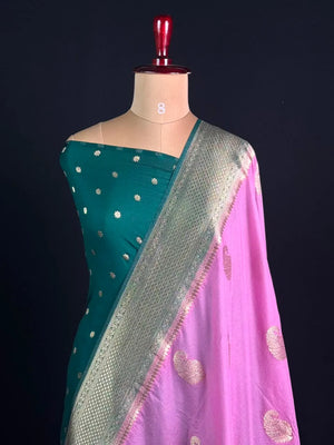 Semi Georgette Silk Saree with Elegant Mango Design