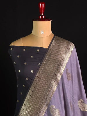 Semi Georgette Silk Saree with Elegant Mango Design