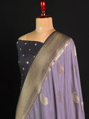 Semi Georgette Silk Saree with Elegant Mango Design