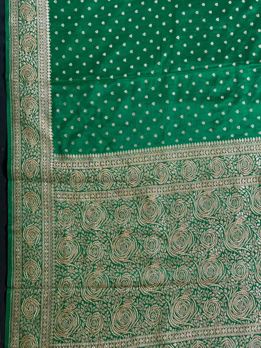 Pure Banarasi Crepe Saree-Silk