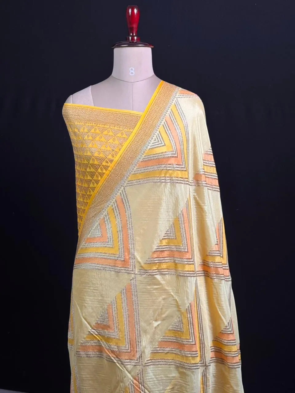 Pure Banarasi Crepe Saree