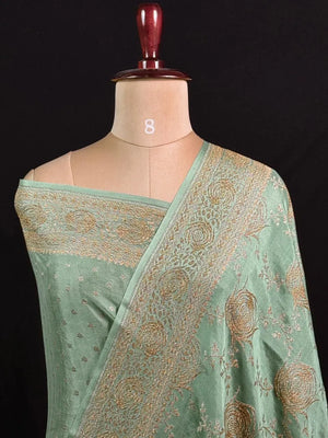 Pure Banarasi Crepe Saree-Silk