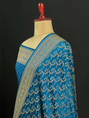 Pure Banarasi Crepe Saree