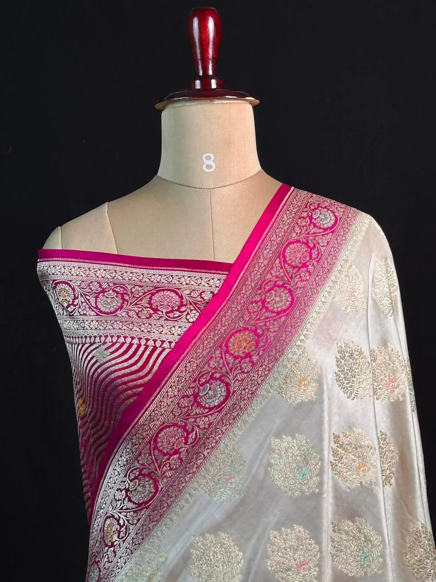 Wedding Special Pure Dyable Katan Silk Saree–Premium Quality