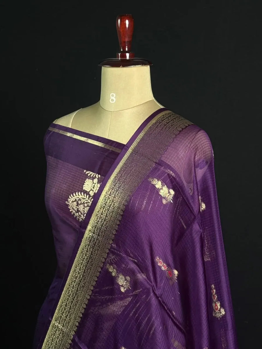 Pure Mashru Kota Silk Saree – Lightweight