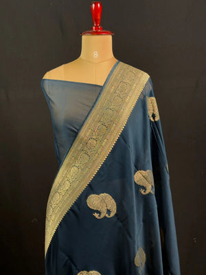 Premium Pure Viscose Semi Banarasi Saree – Traditional Ethnic Wear