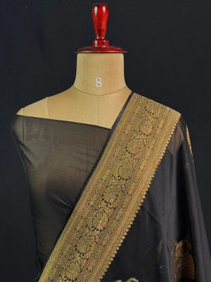 Premium Pure Viscose Semi Banarasi Saree – Traditional Ethnic Wear