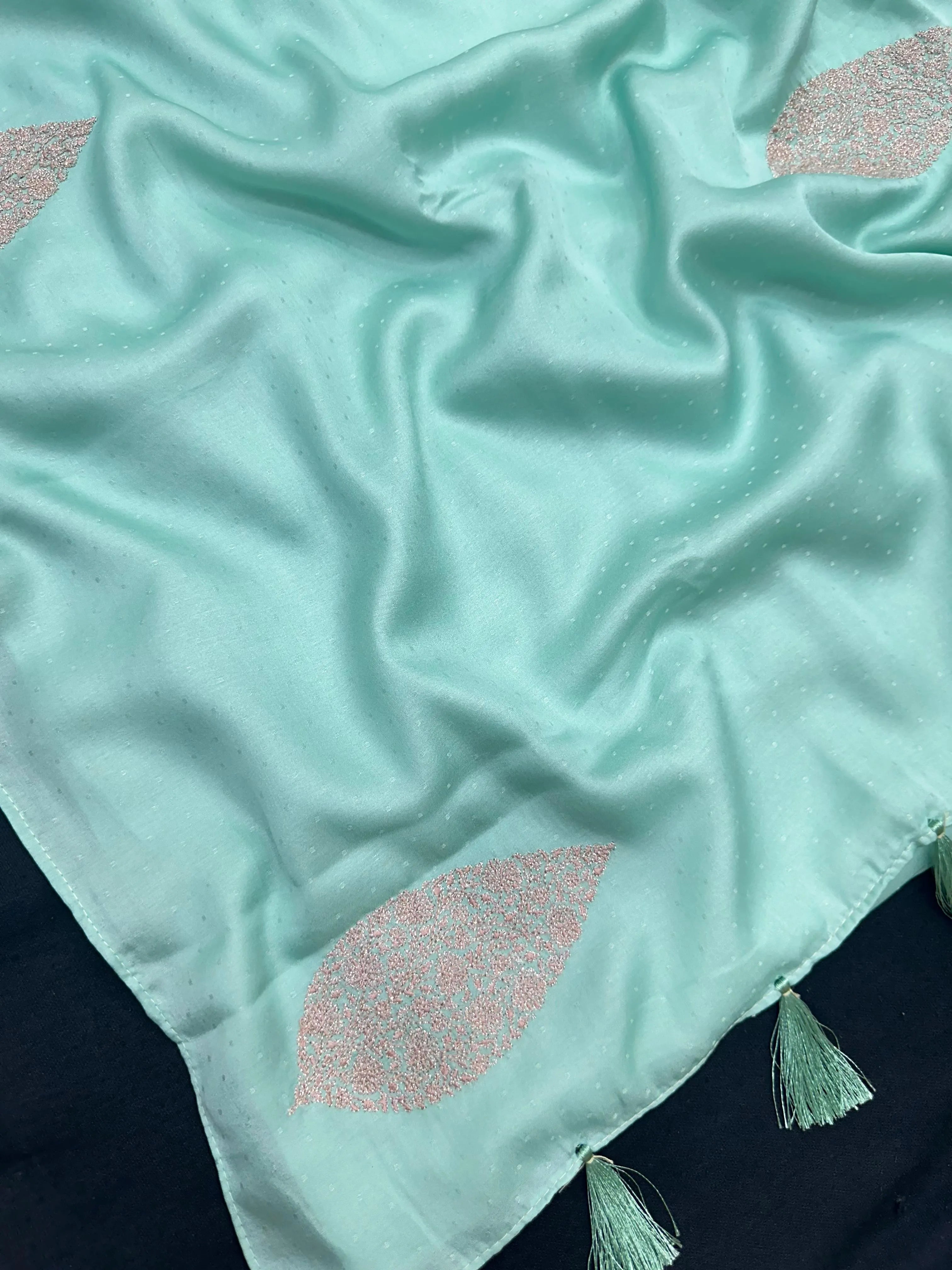 Paper silk saree with crisp finish and elegant sheen – perfect for festive and daily wear