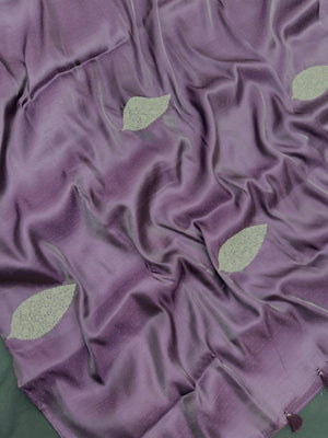 Paper silk saree with crisp finish and elegant sheen – perfect for festive and daily wear