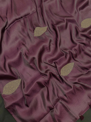 Paper silk saree with crisp finish and elegant sheen – perfect for festive and daily wear