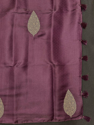 Paper silk saree with crisp finish and elegant sheen – perfect for festive and daily wear