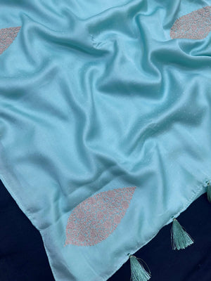 Paper silk saree with crisp finish and elegant sheen – perfect for festive and daily wear