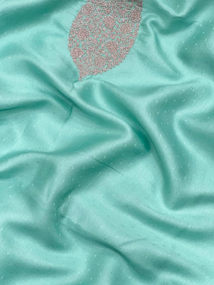 Paper silk saree with crisp finish and elegant sheen – perfect for festive and daily wear