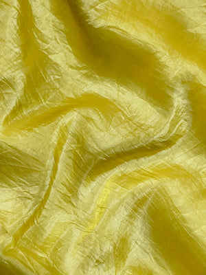 Woman wearing a Paper Silk Saree with crisp texture and elegant drape, ideal for office wear, casual events, and festive occasions.