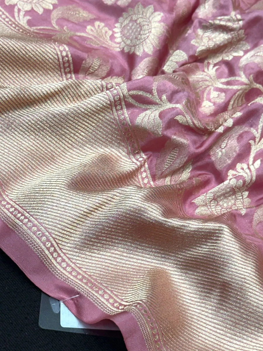 Pure Katan Silk Saree – Eternal Elegance for Every Occasion-Plain Pure Katan Silk