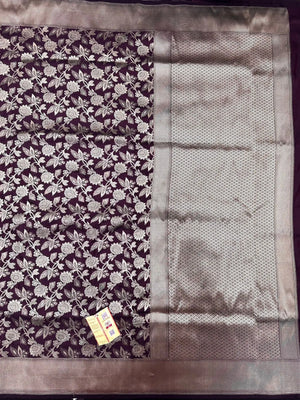 Pure Katan Silk Saree – Eternal Elegance for Every Occasion-Plain Pure Katan Silk