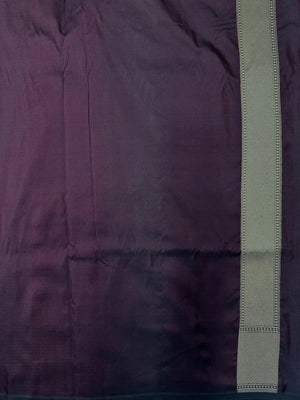 Pure Katan Silk Saree – Eternal Elegance for Every Occasion-Plain Pure Katan Silk