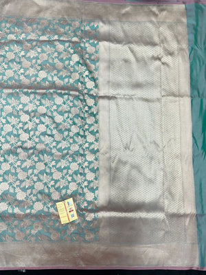 Pure Katan Silk Saree – Eternal Elegance for Every Occasion-Plain Pure Katan Silk