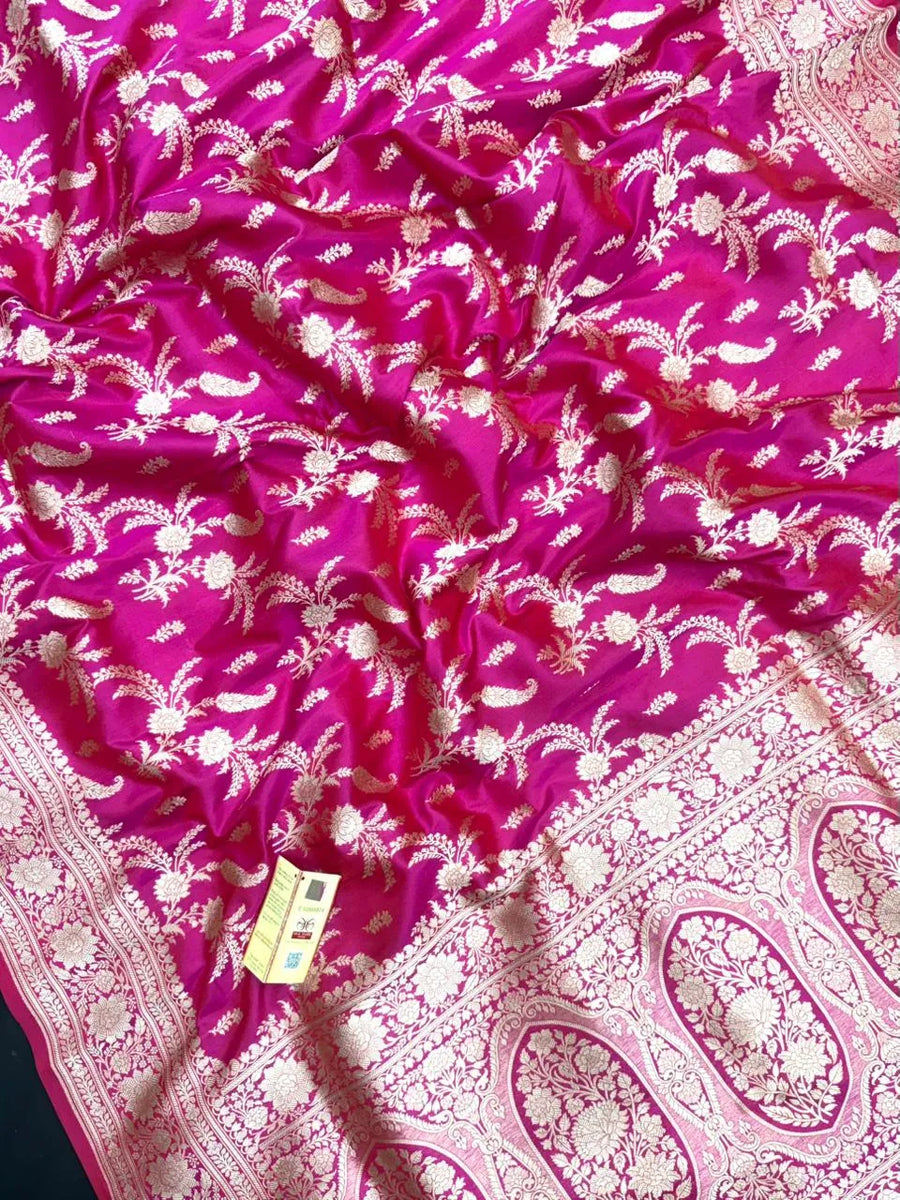 Designer Plain Katan Silk Saree for Elegant Occasions (Plain Pure Katan Silk)