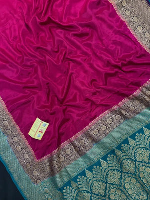Pure Banarasi 3D Crepe Silk Saree