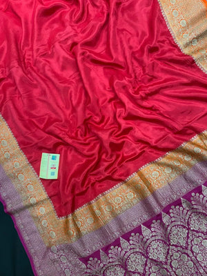 Pure Banarasi 3D Crepe Silk Saree