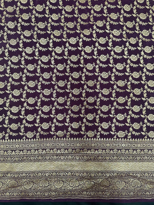 Pure Banarasi 3D Crepe Silk Saree