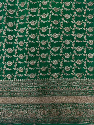 Pure Banarasi 3D Crepe Silk Saree