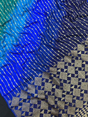 Pure Banarasi Crepe Saree