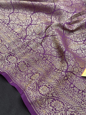 Pure Banarasi Crepe Saree