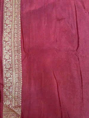 Pure Banarasi Crepe Saree