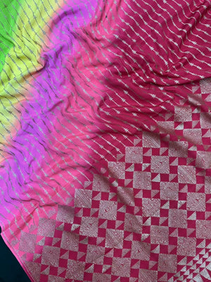 Pure Banarasi Crepe Saree