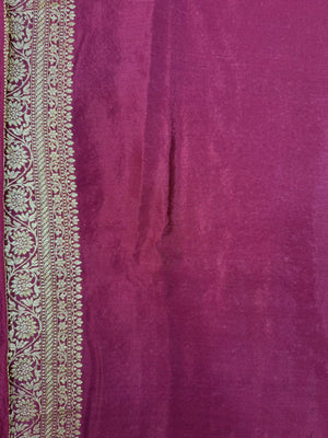 Pure Banarasi Crepe Silk Saree
