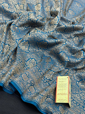 Pure Banarasi Crepe Silk Saree