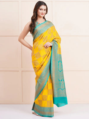 "Elegant pure Banarasi crepe silk saree with intricate designs, perfect for wedding wear and festive occasions, offering a luxurious feel and beautiful drape."