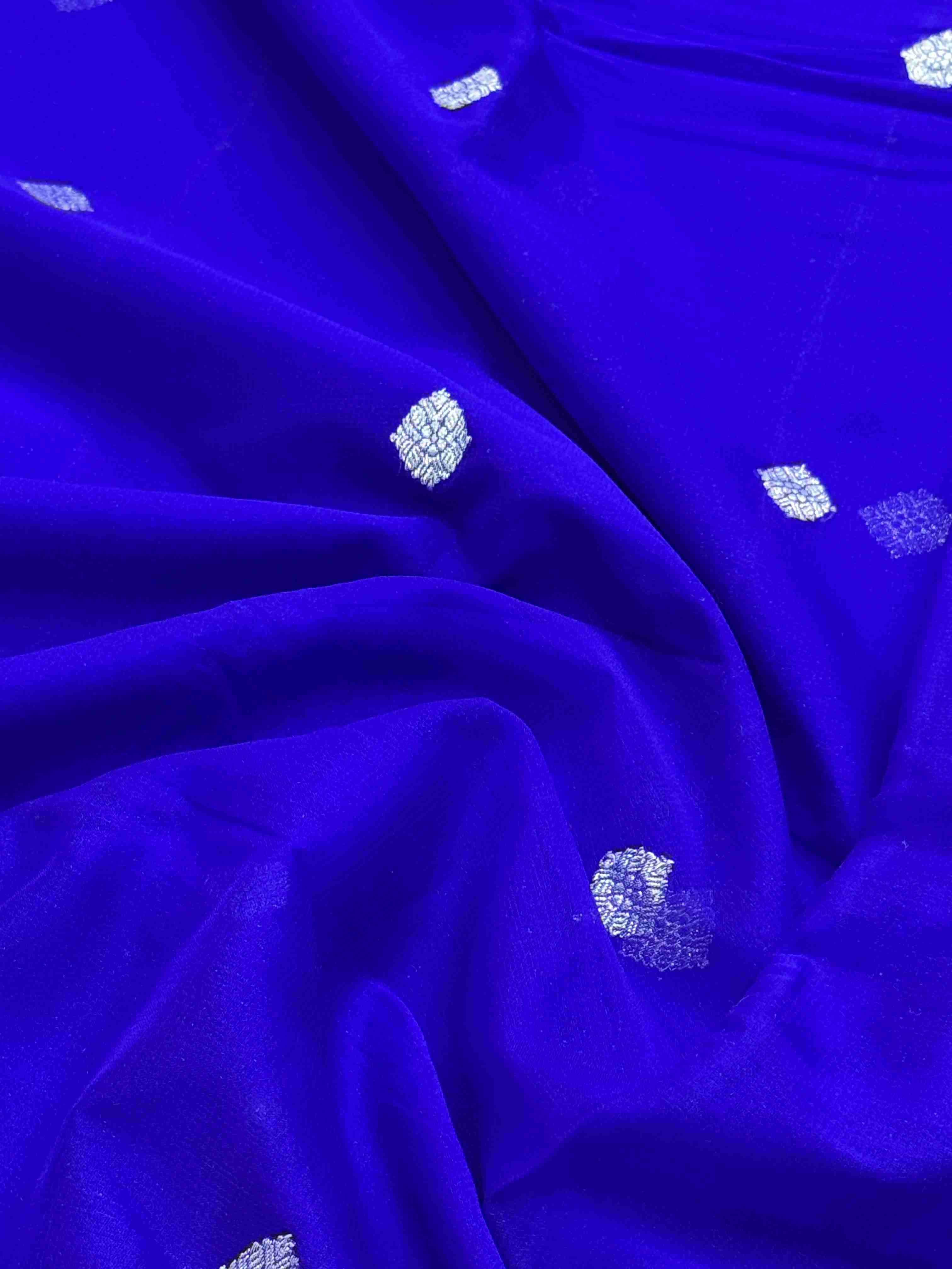 Banarasi Pure Khaddi Chiffon Saree