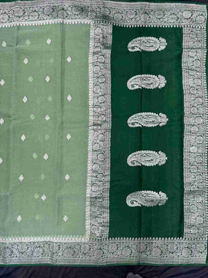 Banarasi Pure Khaddi Chiffon Saree