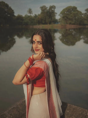Banarasi Pure Khaddi Chiffon Saree