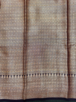 Pure Chinya silk saree with natural sheen and traditional handwoven design – ideal for festive and wedding wear