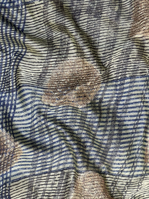 "Sleek Pure Chinya silk saree with intricate detailing, ideal for festive and wedding occasions, showcasing elegance and classic style."