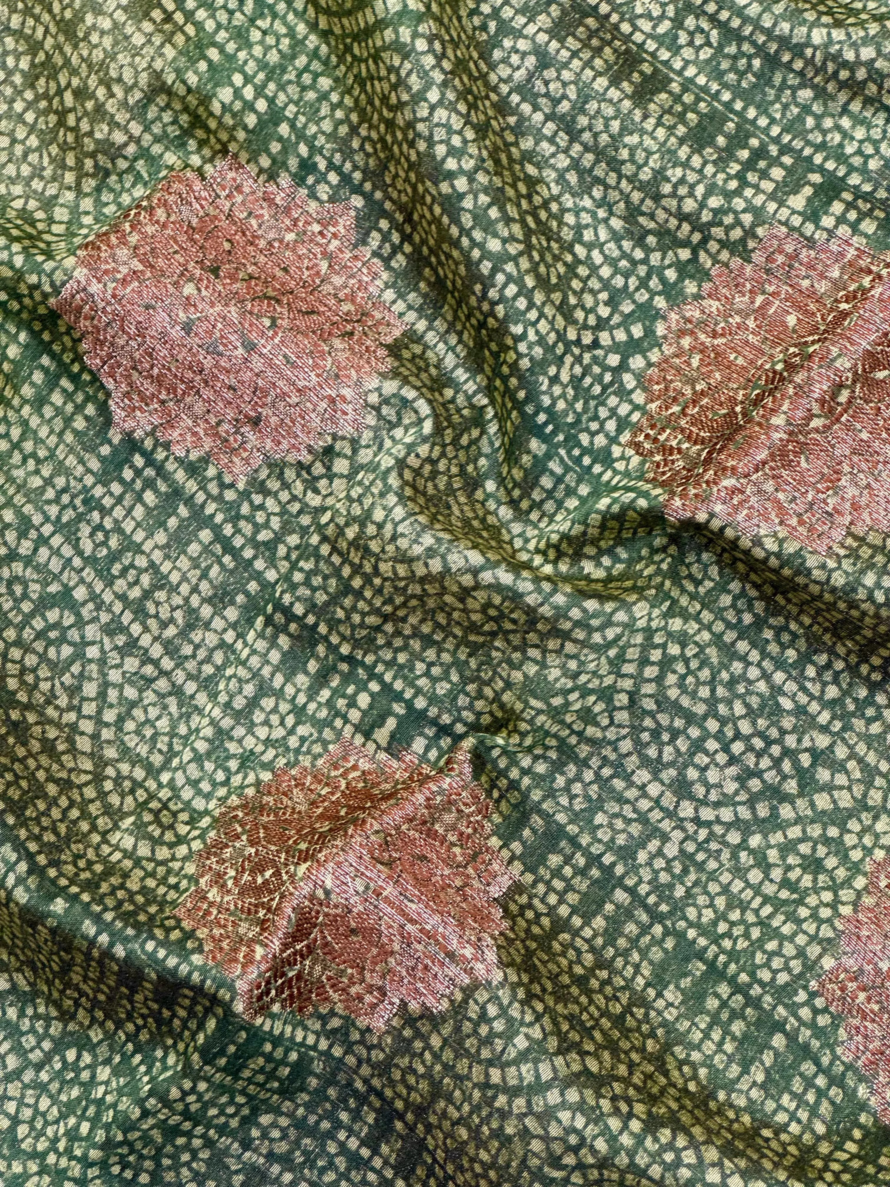 Pure Chinya Silk Saree – Lustrous Luxury Woven for Timeless Occasions