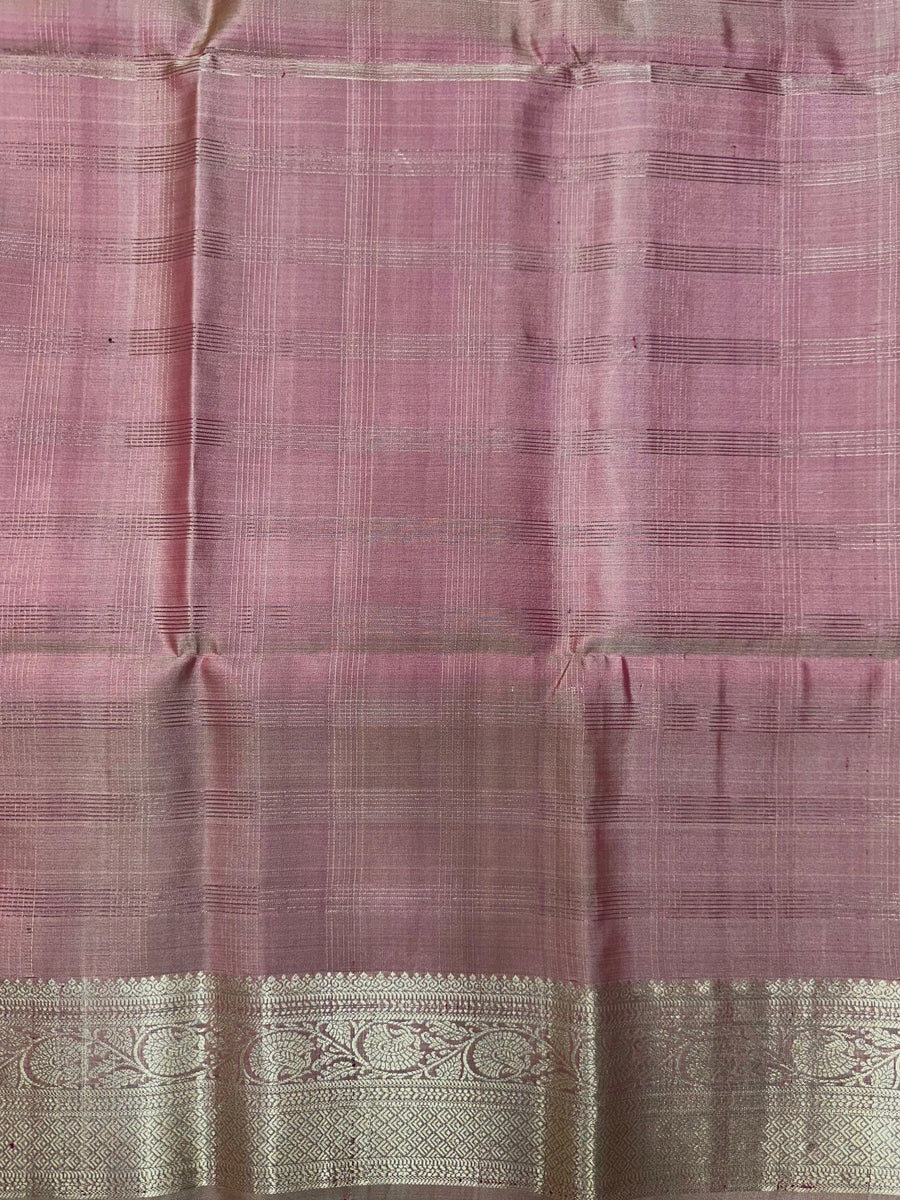 Authentic Pure Kanjivaram Silk Saree with Rich Zari Border
