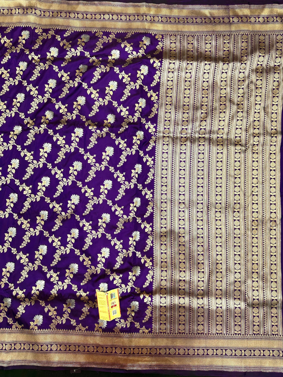 Pure Katan Silk Saree – Eternal Elegance for Every Occasion-Plain Pure Katan Silk