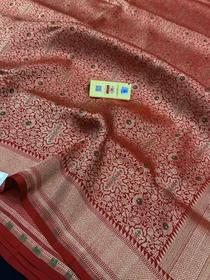 Banarasi Pure Katan Alfi Silk Saree