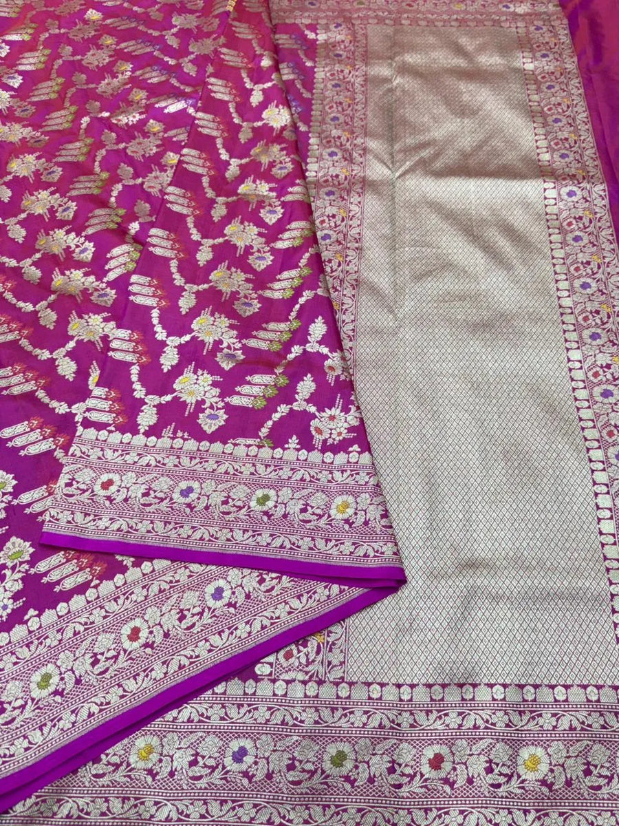 Pure Katan Silk Saree – Eternal Elegance for Every Occasion-Pure Kataan Patola