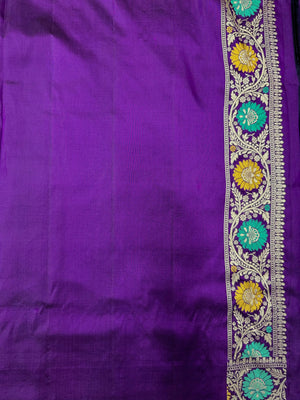 Pure Katan Silk Saree – Eternal Elegance for Every Occasion-Plain Pure Katan Silk