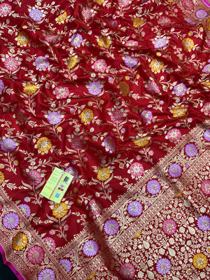 Pure Katan Silk Saree – Eternal Elegance for Every Occasion-Plain Pure Katan Silk